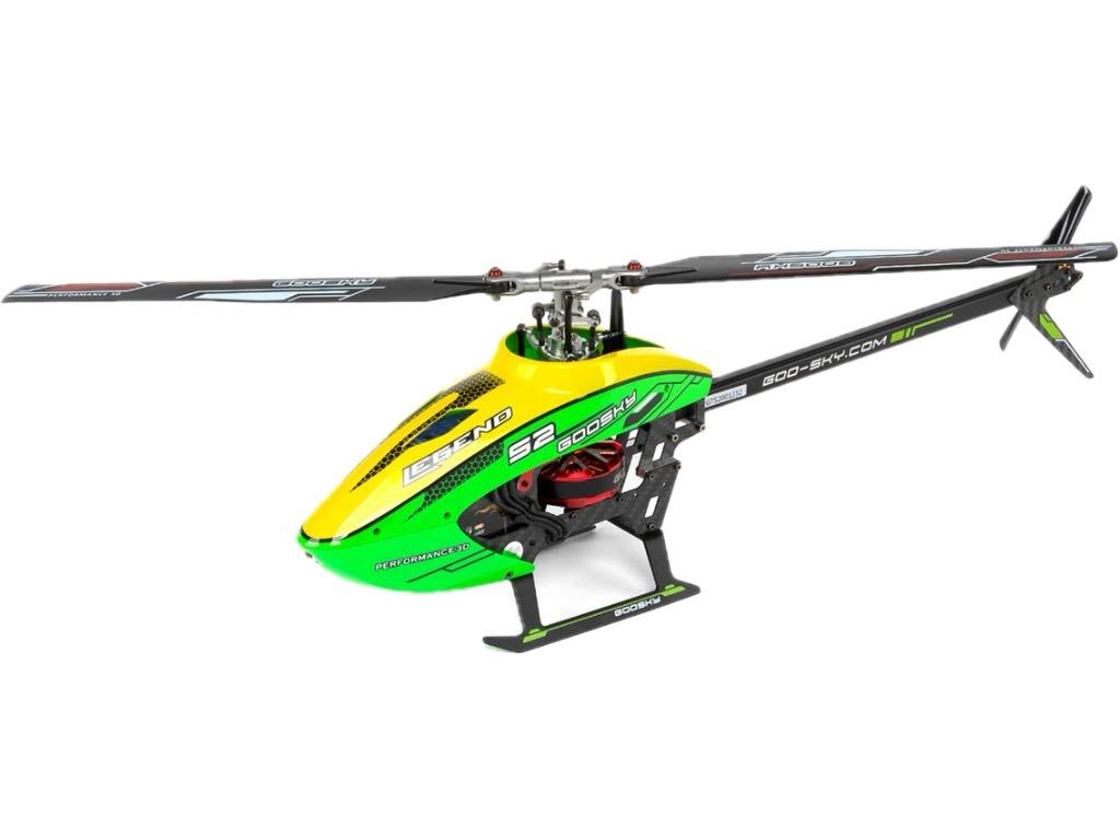 Goosky S2 Grün/Gelb Single Helicopter